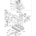 Amana BR22S6L-P1196706WL machine compartment assembly diagram