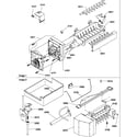 Amana BR22S6W-P1196706WW ice maker assembly & parts diagram