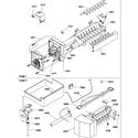 Amana BR22S6L-P1196706WL ice maker assembly & parts diagram