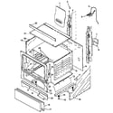 Caloric RLN345UL/P1143176NL cabinet assembly diagram