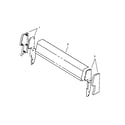 Caloric RLN345UL/P1143176NL backguard assembly diagram