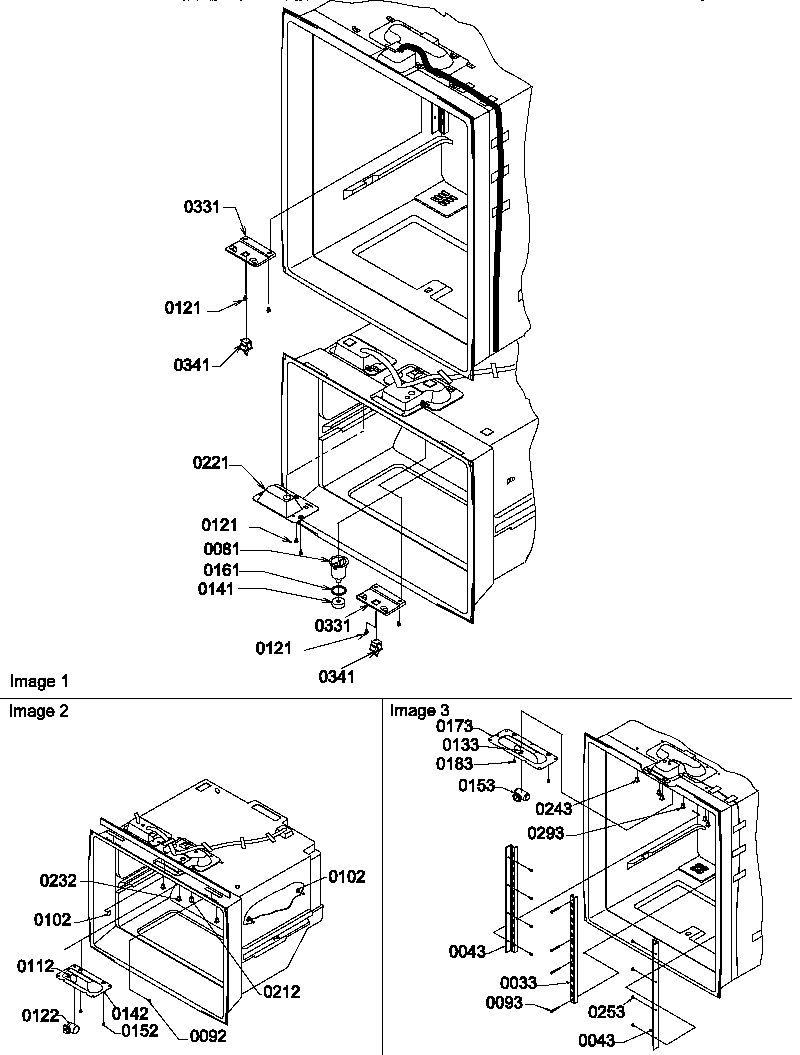 Amana BX22S5L-P1196704WL light switches & drain funnel diagram