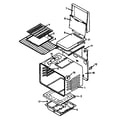 Caloric RSF3300W-P1141265N oven, ultra ray broiler (rsf3410l/p1141257n) (rsf3410w/p1141257n) diagram