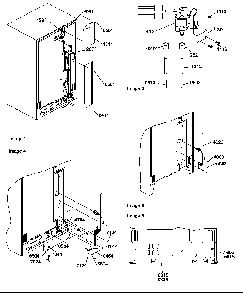 Amana SRD20TPE-P1190811WE cabinet back diagram
