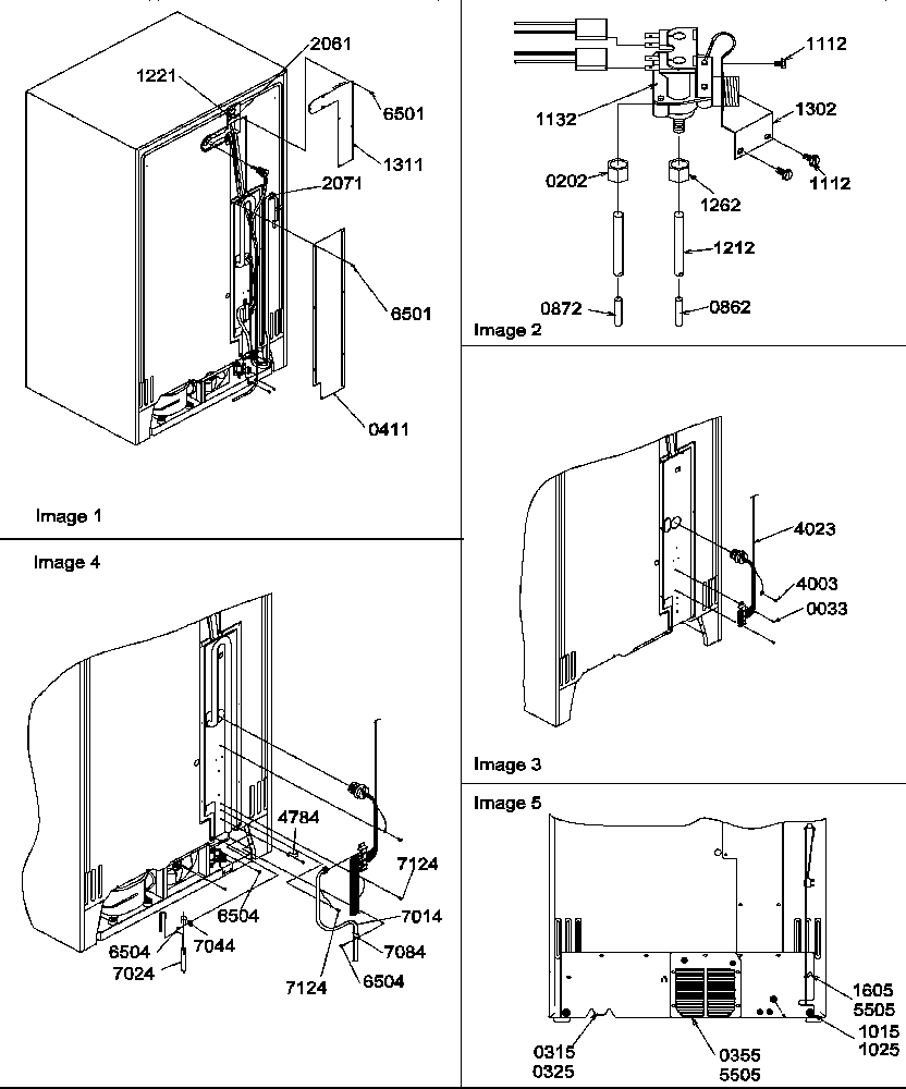 Amana SRD22TPE-P1190307WE cabinet back diagram