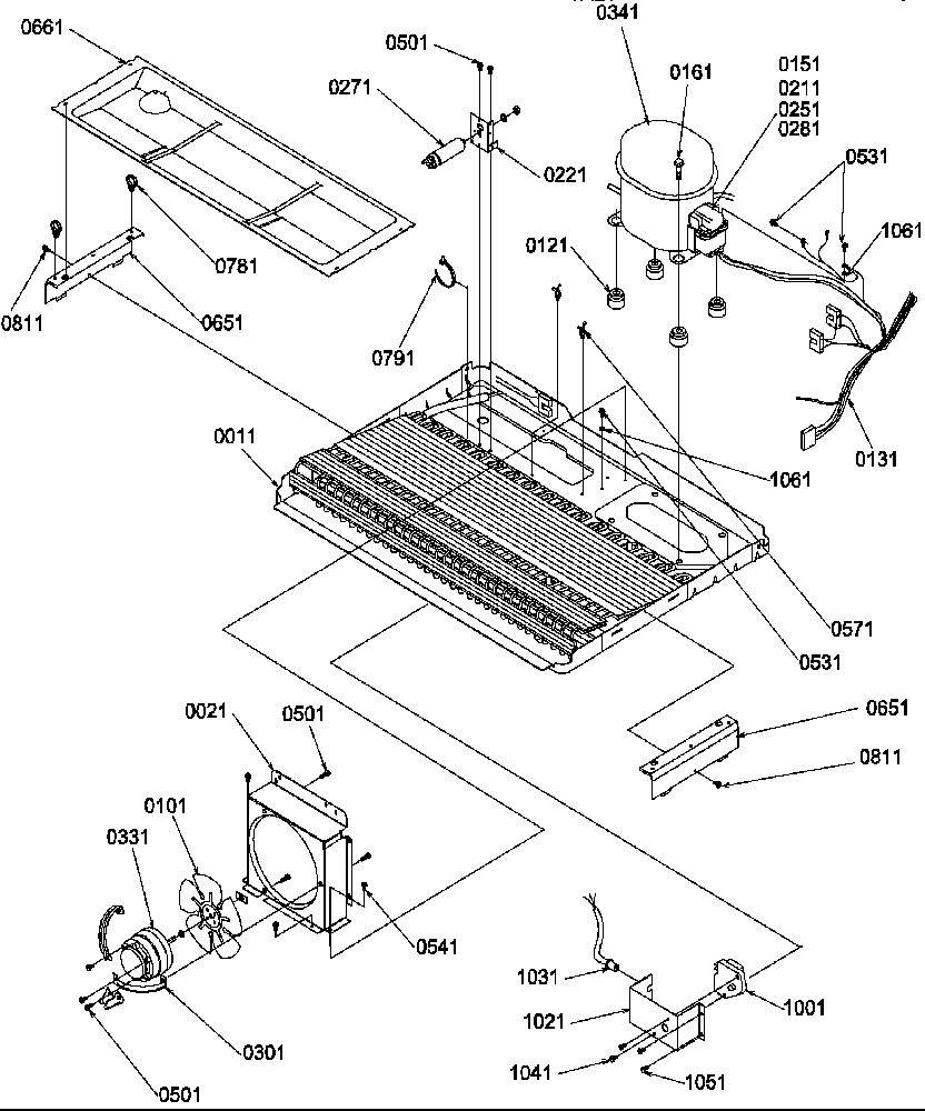 Amana SXD322S2L-P1305702WL machine compartment diagram