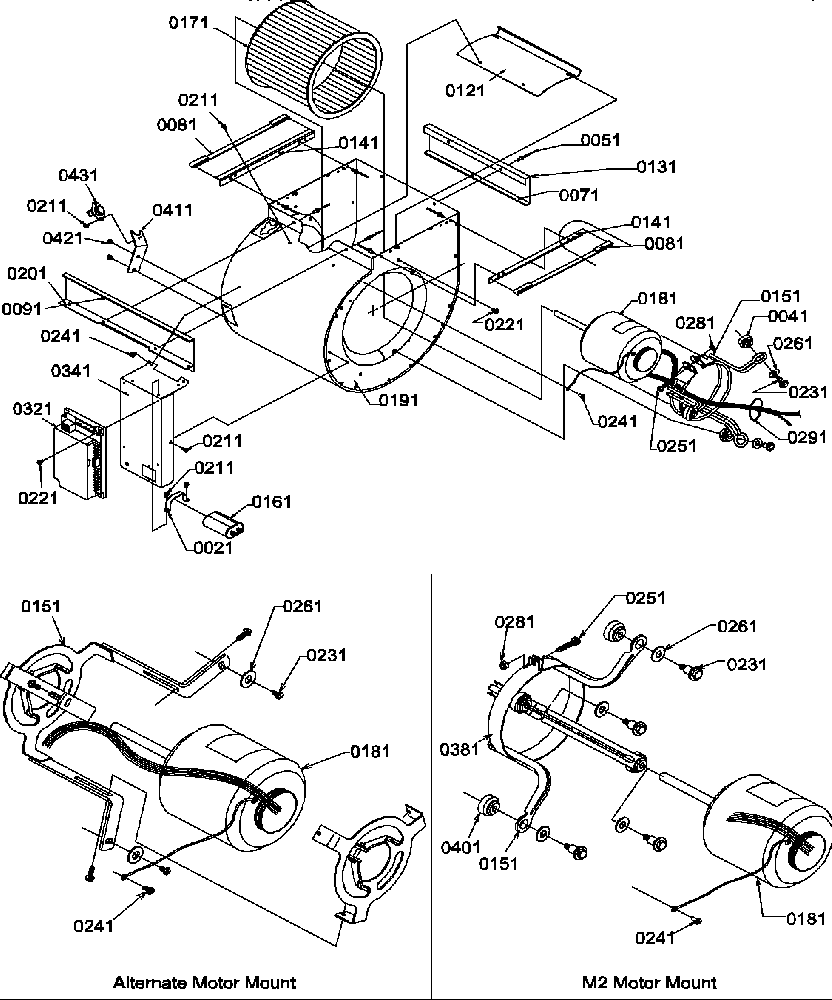 Amana GCD090X40B/P1212804F blower diagram