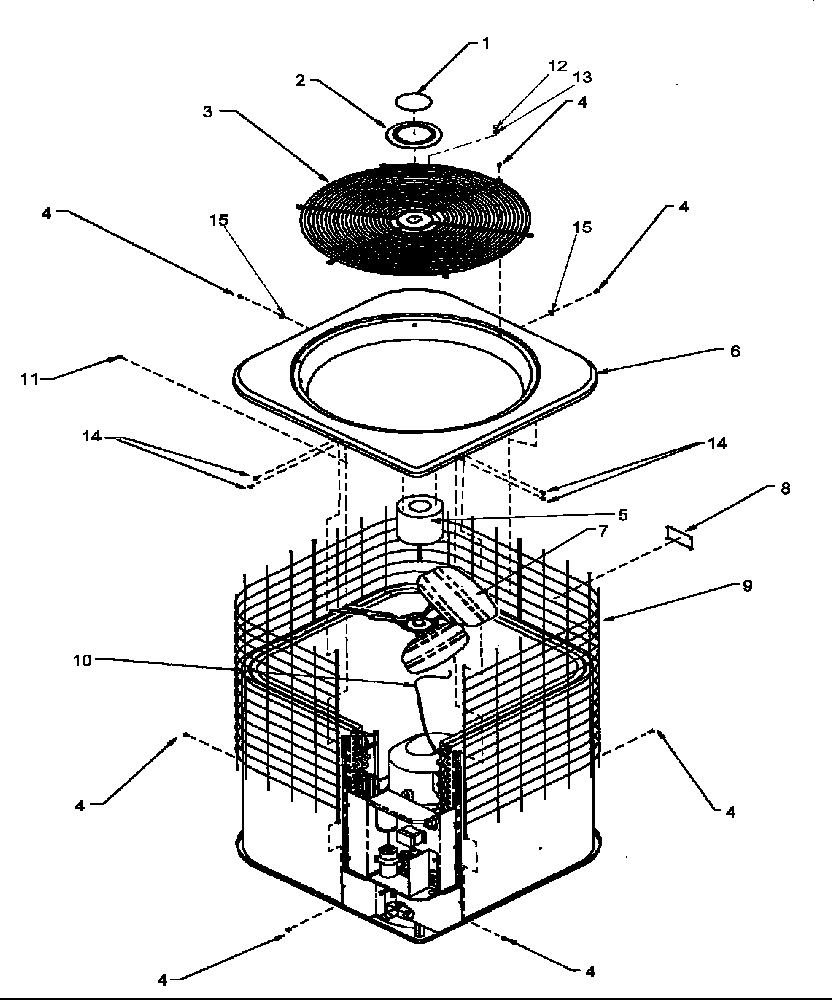 Amana RCE24A2A/P1200002C cabinet/top diagram