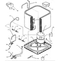 Amana RCE30A2B/P1200008C compressor/tubing diagram