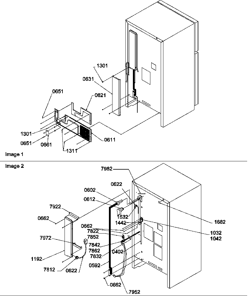 Amana ATS518SW-P1183713WW cabinet back diagram