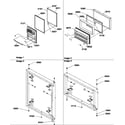 Amana ATS518SW-P1183714WW door assemblies diagram