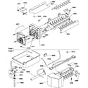 Amana ATS518SW-P1183714WW ice maker assembly and parts diagram