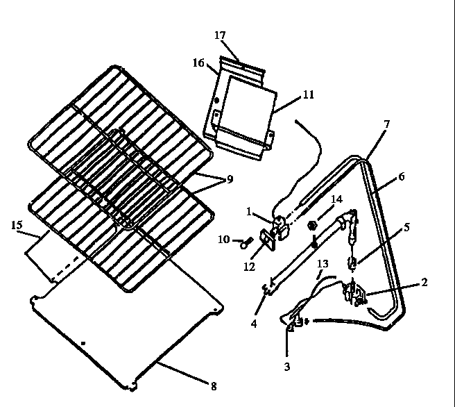Caloric RBK24AA093M-P1143032NW gas components diagram