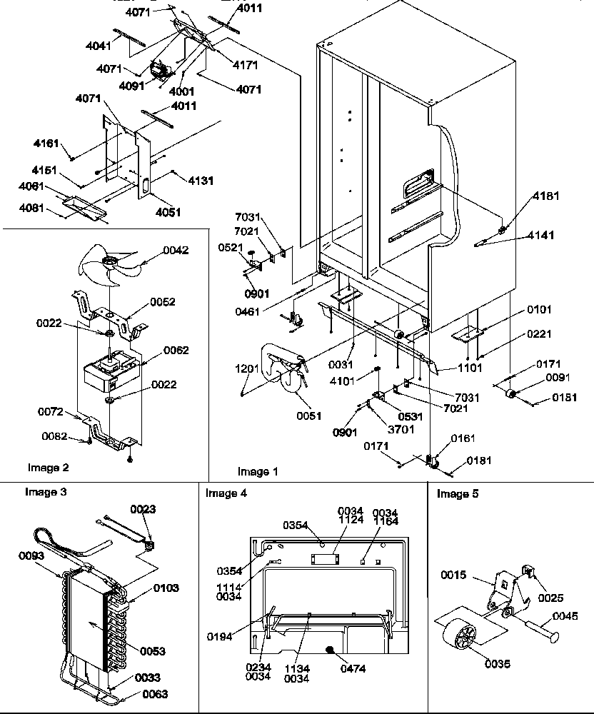 Amana SRDE25TPW-P1190314WW evaporator fan diagram
