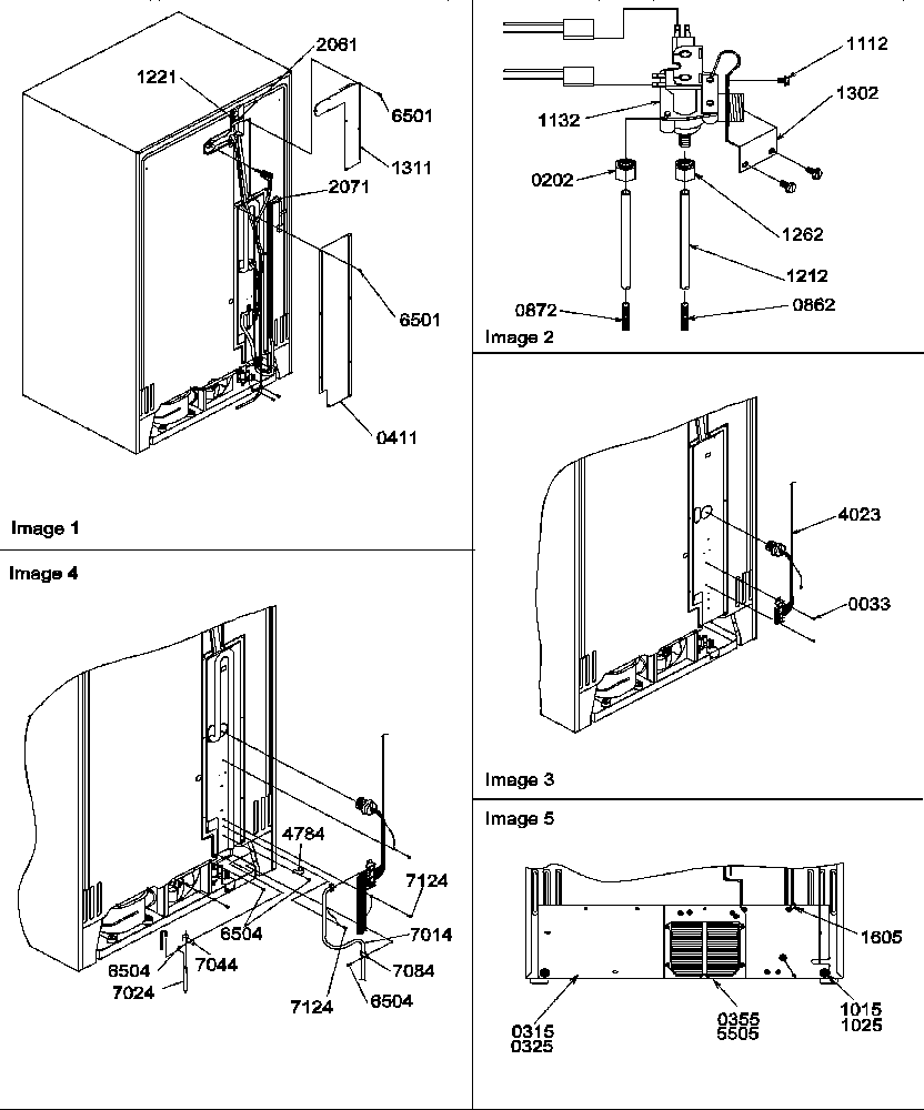 Amana SCD25TL-P1190426WL cabinet back diagram