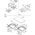 Amana TS518SW-P1183710WW shelving assemblies diagram