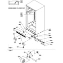 Amana TS518SW-P1183710WW ladders, lower cabinet and rollers diagram