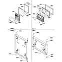 Amana TS518SW-P1183710WW door assemblies diagram