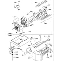 Amana TP19R3W-P1181905WW ice maker assembly and parts diagram