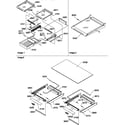 Amana TR522SL-P1182704WL shelving assemblies diagram