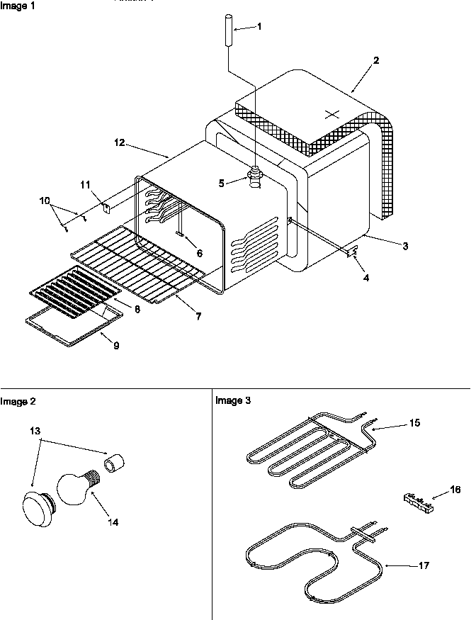 Amana ARR6300WW/P1143414NWW cavity diagram
