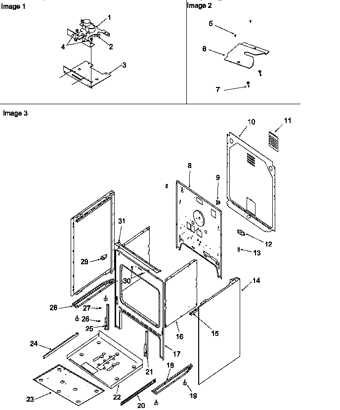 Amana ART6610E-P1143425NE cabinet diagram