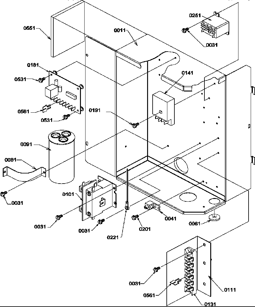 Amana RHE30A2A/P1217403C control box diagram