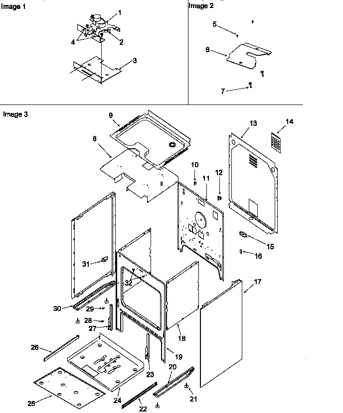 Amana ARR6400LL/P1142670NLL cabinet diagram