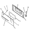 Amana GBE22AA0PT/P1142465NW door assy diagram