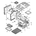 Caloric RST399UL-P1132621NL main top and oven assembly (rst399ul/p1132621nl) (rst399ul/p1132622nl) (rst399ul/p1132635nl) (rst399ul/p1132642nl) (rst399ul/p1141267nl) (rst399uw/p1132621nw) (rst399uw/p1132622nw) (rst399uw/p1132635nw) (rst399uw/p1132642nw) (rst399uw/p1141267nw) diagram