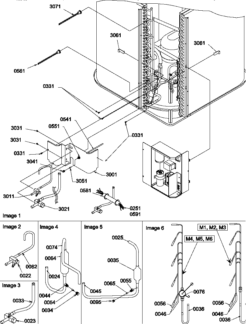 Amana RHA60A4B/P1180226C tubing diagram