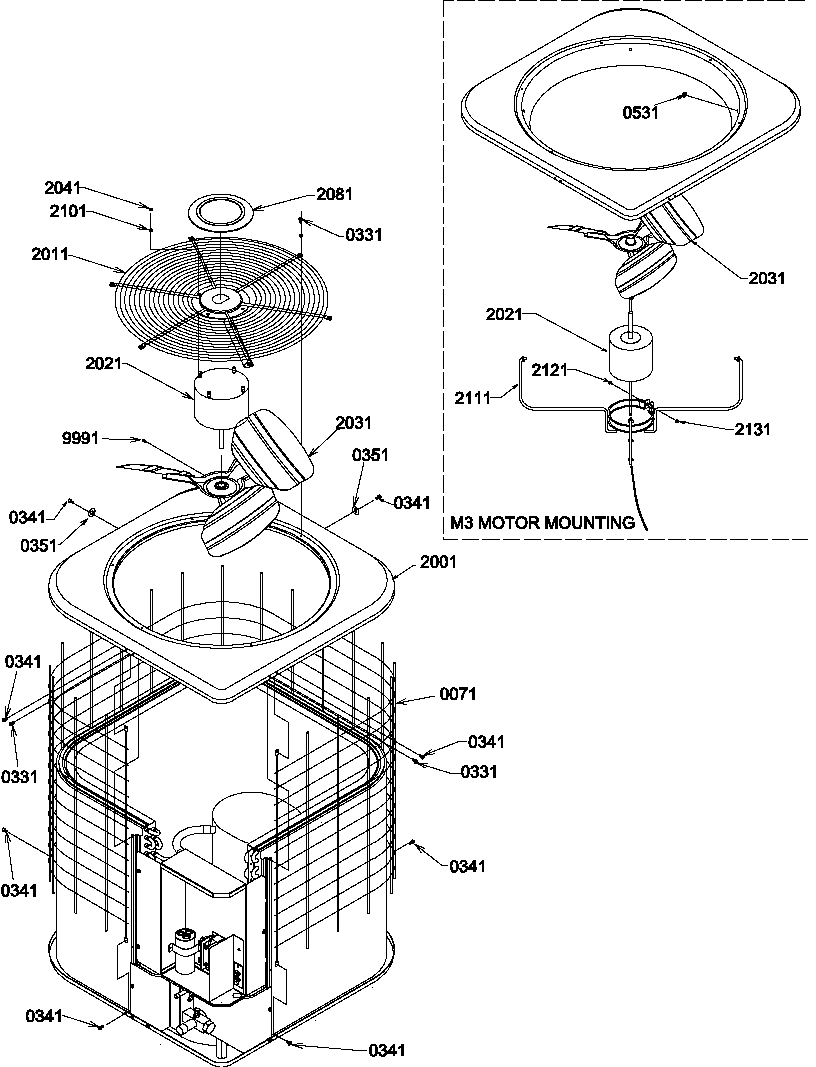 Amana RHA60A4B/P1180226C cabinet diagram