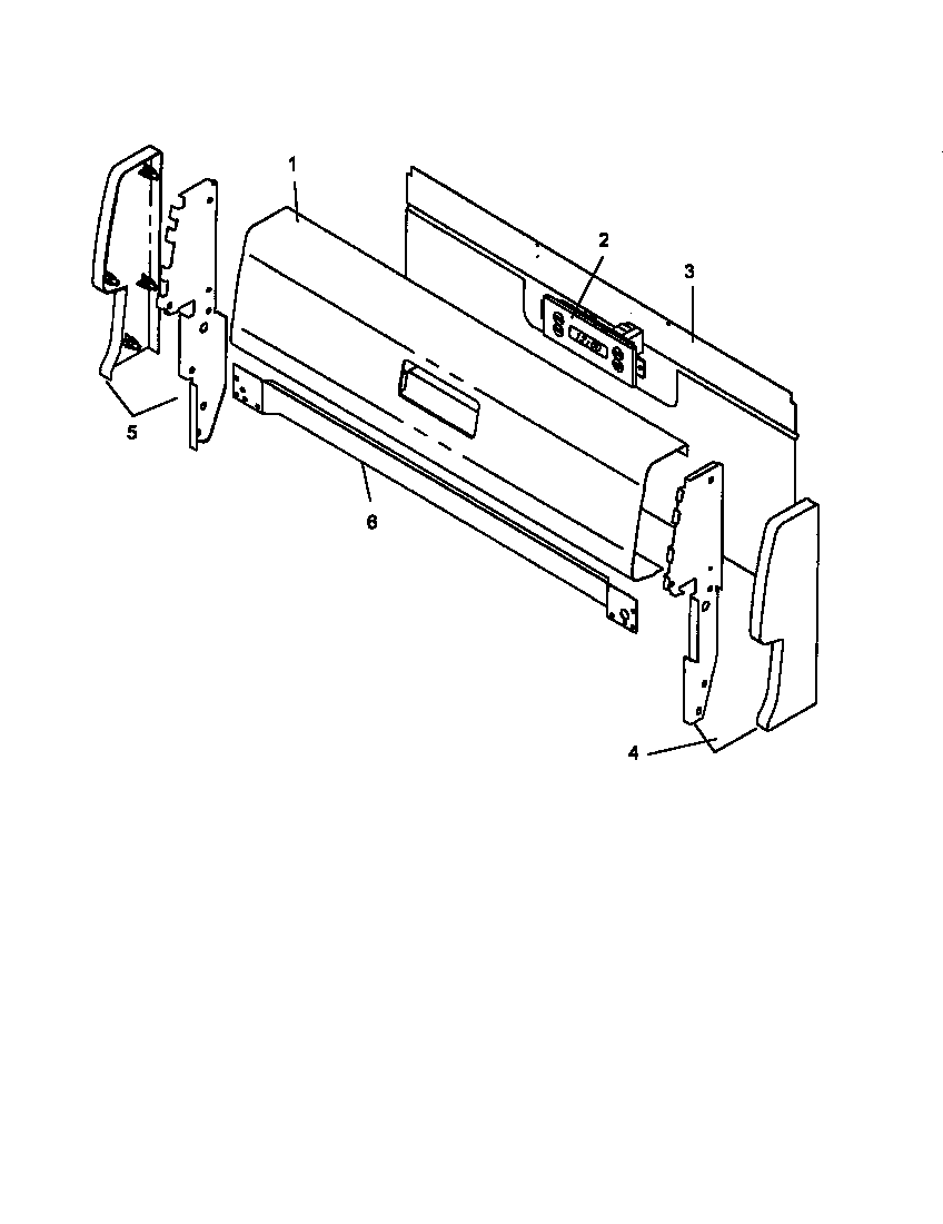 Amana SNP26AA0/P1142991NW backguard diagram