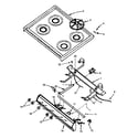 Amana SBK24AA/P1142779NW top burner assy diagram