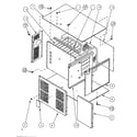 Amana GSI090D30A/P1160004F cabinet diagram