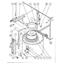 Amana GSI090D30A/P1160004F blower assembly diagram