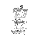 Caloric RLS363U-P1142710NW top burner assy(model 1 only) (rls358uwof/p1142765nw) (rls363u/p1142709nl) diagram
