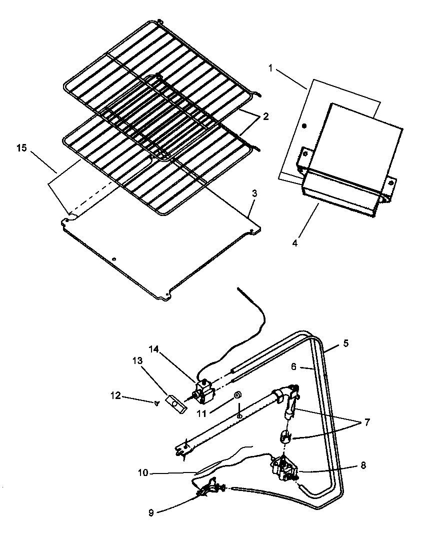 Caloric SBK29FA0/P1142789NW oven componets diagram