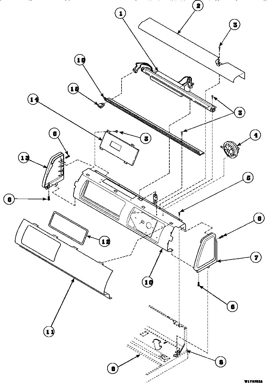 Amana LW8203L2-PLW8203L2 graphic panel, control mounting plate and controls (cw4202w2/pcw4202w2) (cw8202w2/pcw8202w2) (cw8203w2/pcw8203w2) (cw8413w2/pcw8413w2) (lw4203l2/plw4203l2) (lw4203w2/plw4203w2) (lw6001w2/plw6001w2) (lw6143lm/plw6143lm) (lw6143wm/plw6143wm) (lw6153lm/plw61 diagram