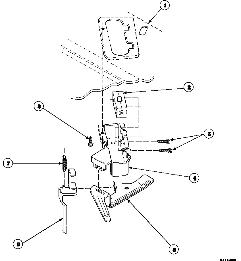 Amana LW8263W2/PLW8263W2 out-of-balance switch diagram