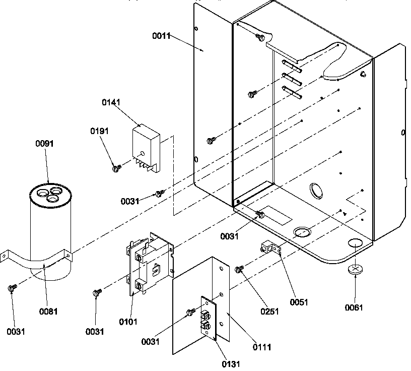 Amana RCE42A2A/P1218704C control box diagram