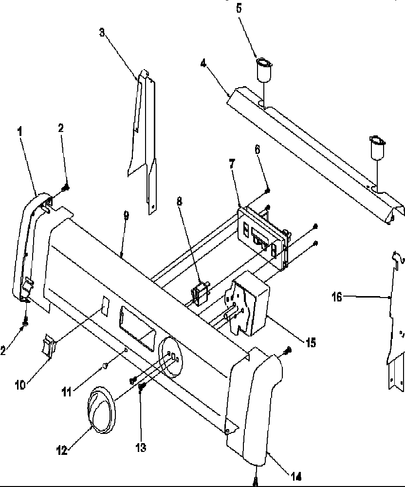 Amana ARG7300WW-P1143320NWW backguard diagram