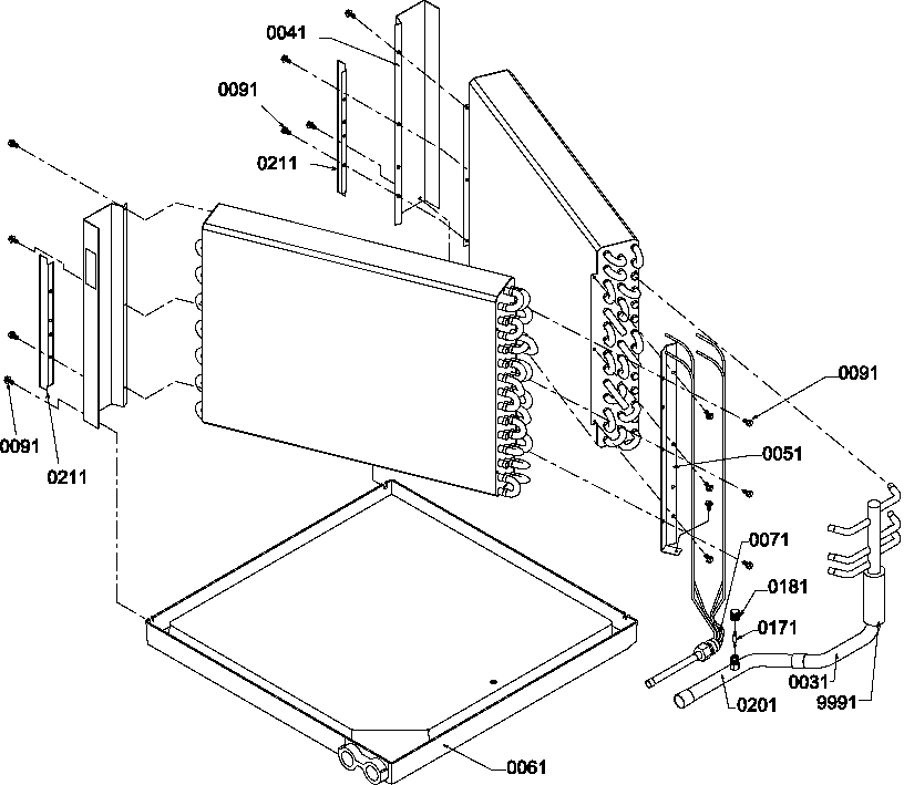 Amana CHF24TCC/P1210912C chassis diagram
