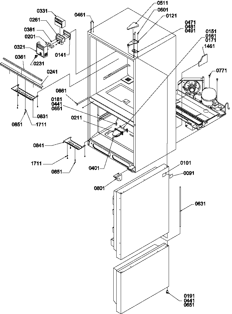 Amana BM20TBW-P1305801WW controls & light covers diagram