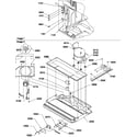 Amana BM20TBW-P1305801WW machine compartment assembly diagram