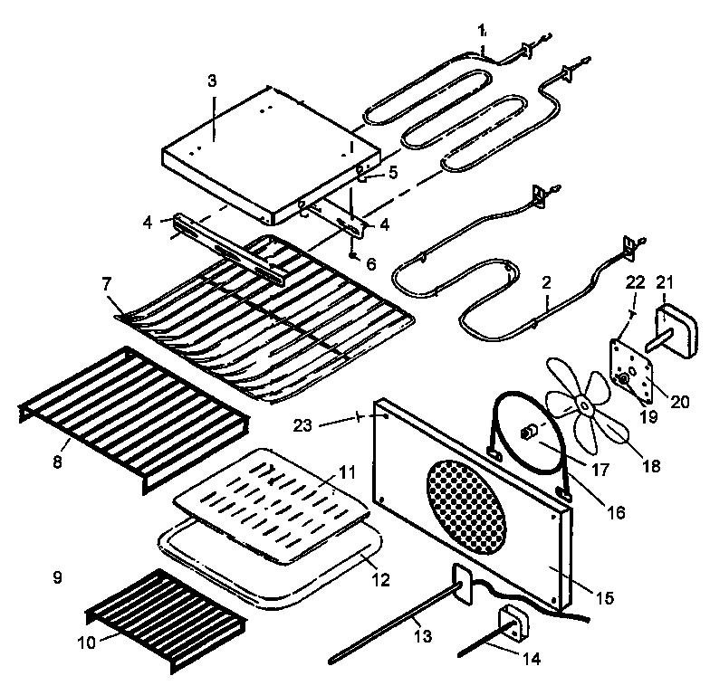 Amana ACO27DEW1-P1132343NW oven accessories diagram