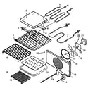 Amana ACO27DEW1-P1132343NW oven accessories diagram