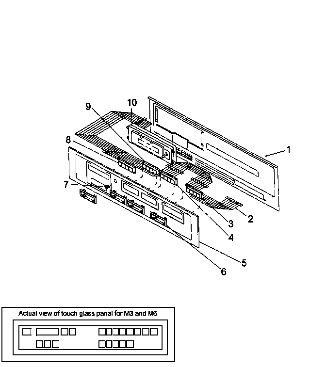 Amana ACO27DEW1-P1132343NW control panel diagram