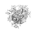 Amana AO27DGW1-P1132515NW cabinet, upper diagram