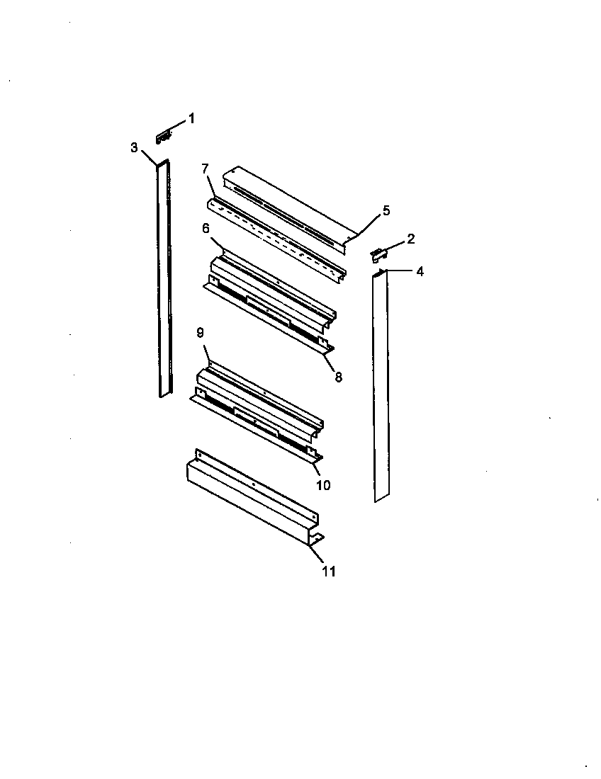 Amana AO27DGK-P1132515NK trim diagram